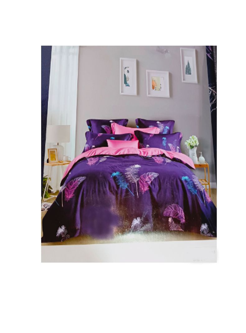 sabana 177 hilos morada diseño 2 plazas-1