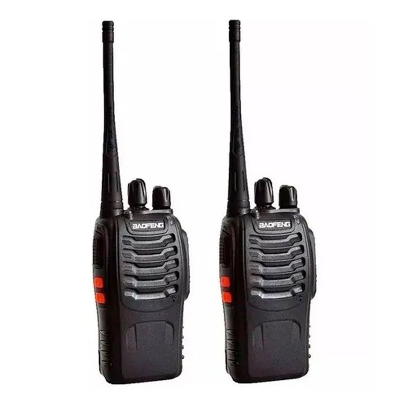 Pack 2 Radio Walkie Talkie Baofeng 888s Con Manos Libres-0