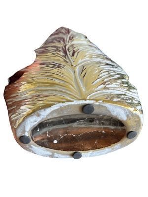 Jarrón Nórdico Dorado Florero Decorativo Ceramica Hogar-1