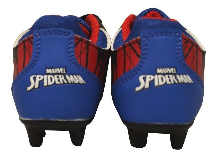 Zapatos De Fútbol Spiderman 2022 Azul/rojo Araña Marvel-3