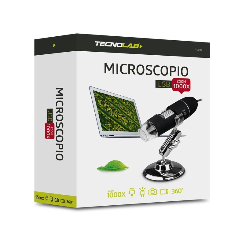 Microscopio Conexión USB Zoom 1000x  Tecnolab-3