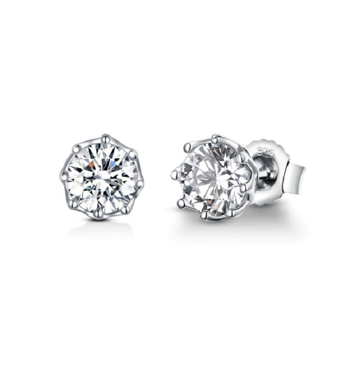 Aros Puntos de Luz Plata fina ley S925