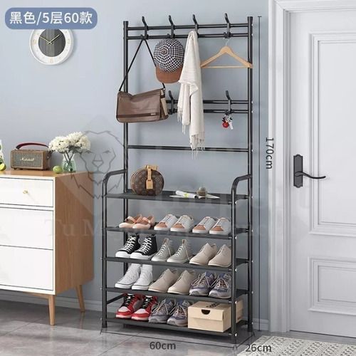 Perchero Multifuncional Zapatera Organizador Ropa Zapatos-2