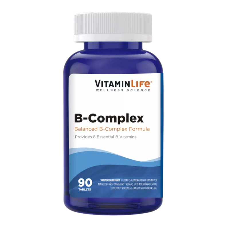 B-COMPLEX 90 TABLETAS - VITAMINLIFE-0
