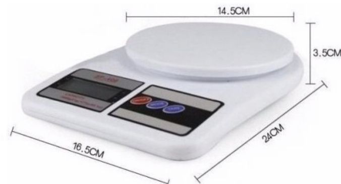 Balanza De Cocina, Pesa Digital Para Cocina o Comercio-1
