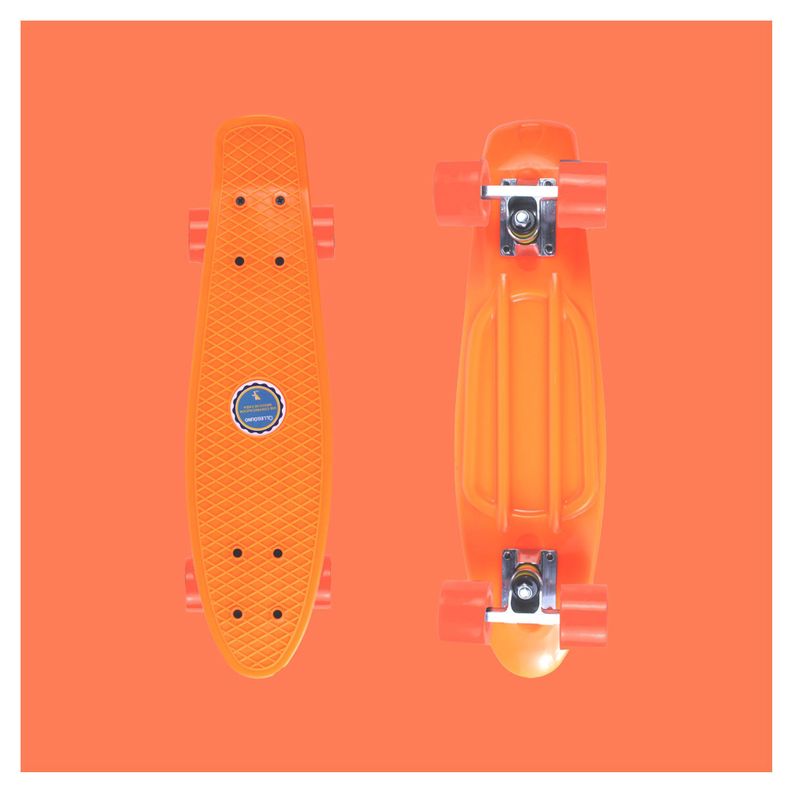 Patineta Skate Monopatín Scooter Fun Penny NARANJO-1
