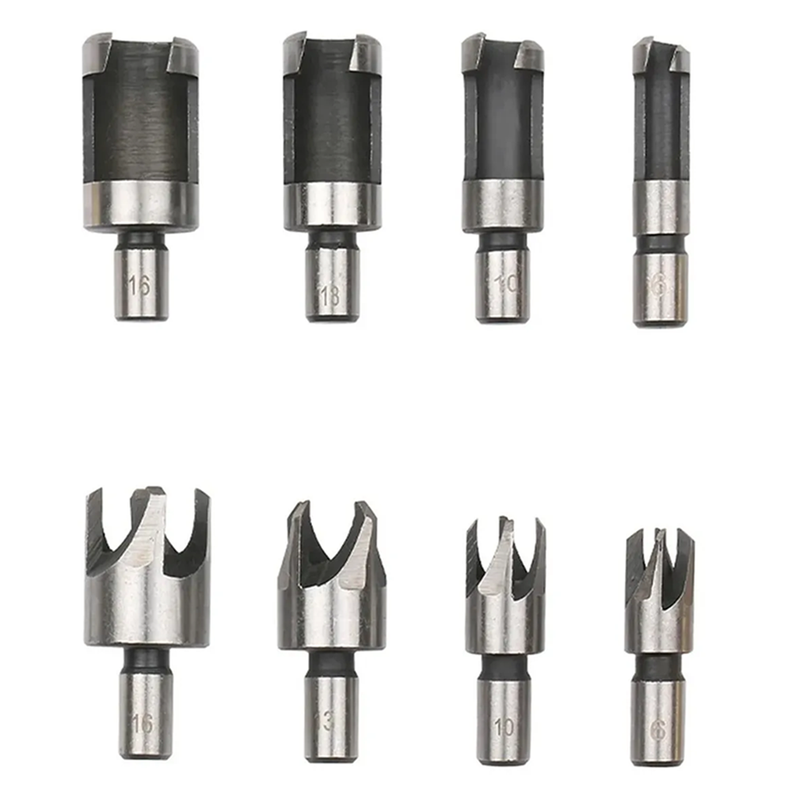 Brocas Avellanado Carpinteria Chaflan 8 Pcs Km1895-0