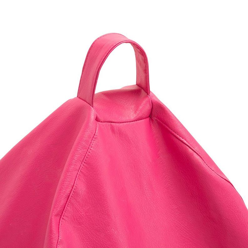 Pouf Pera Infantil Rosada Eco Cuero 50x60x60 Cm-1