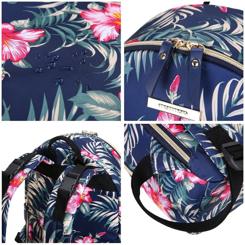 Mochila pequeña para pañales SIENA - azul-5