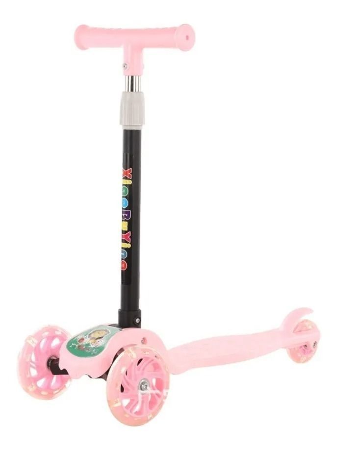 Scooter Led Monopatín Triscooter Para Niño-0