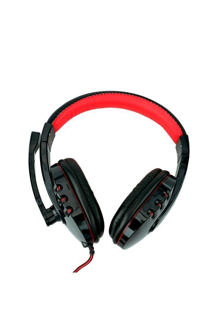 Audífonos Gamer G04L Luces Led con Micrófono Rojo-5