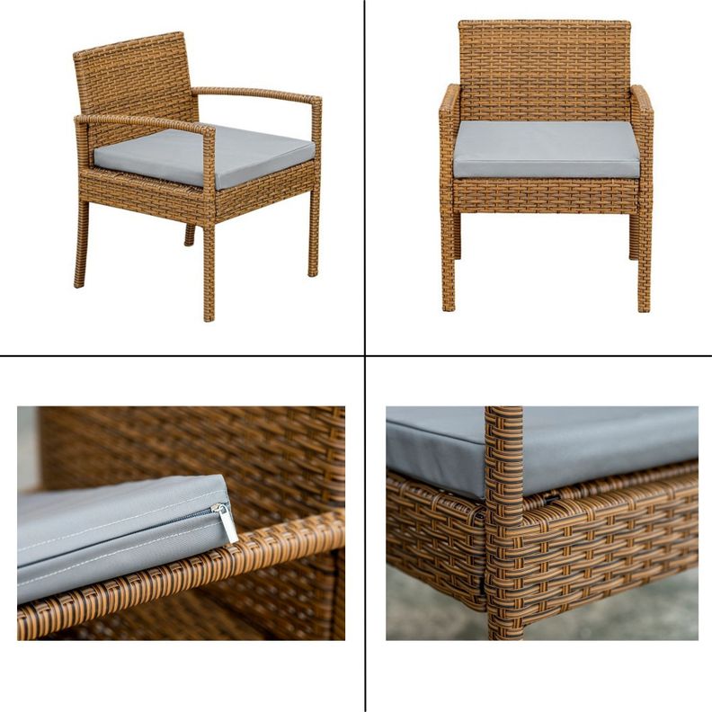 Juego de living Terraza  Doral Gris 4 Personas -6