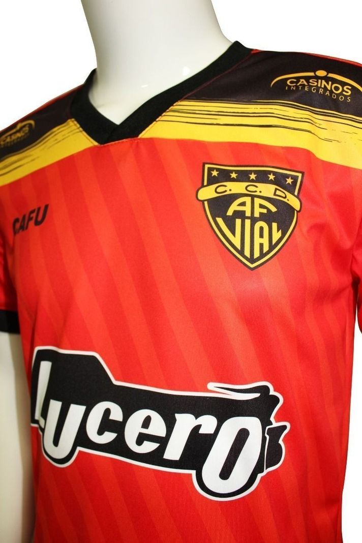      Camiseta Fernández Vial 2019 Arquero Rojo Original Cafú-1