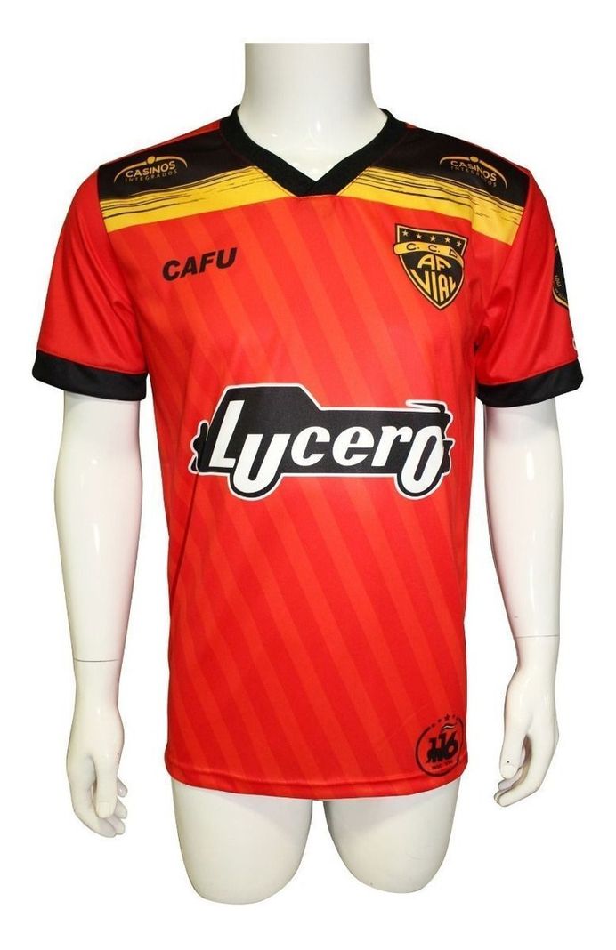      Camiseta Fernández Vial 2019 Arquero Rojo Original Cafú-0