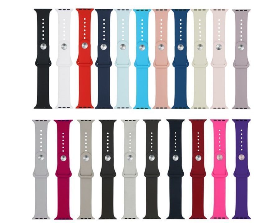 Correa Boton Compatible Iwatch Apple Watch Turquesa 38-40-41MM-2