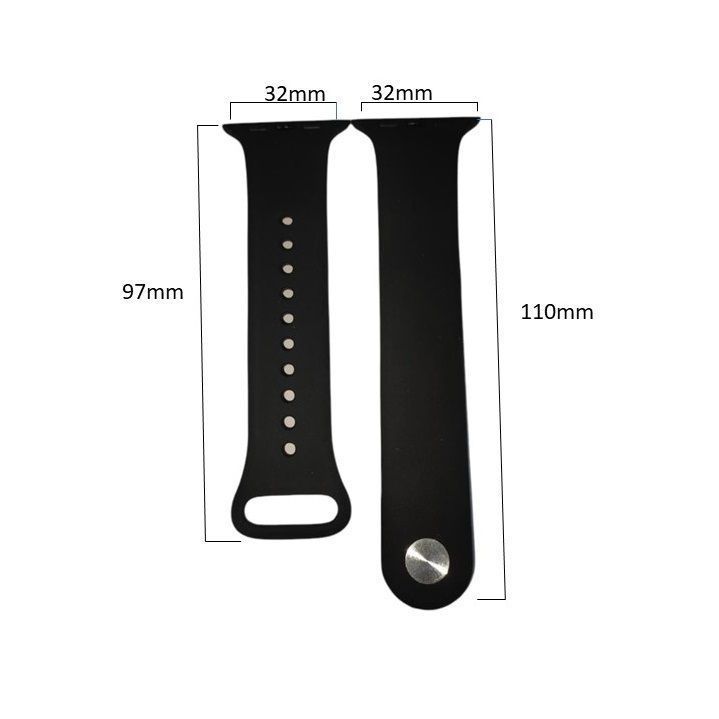 Correa Boton Compatible Iwatch Apple Watch Turquesa 38-40-41MM-1