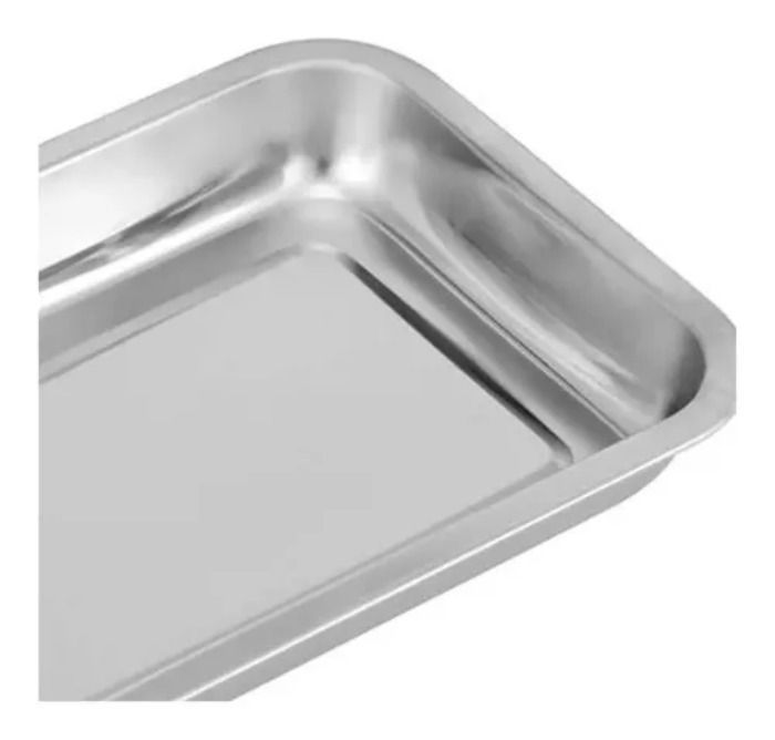 Bandejas Fuente De Horno Acero 30x45x5cm Multiuso-1
