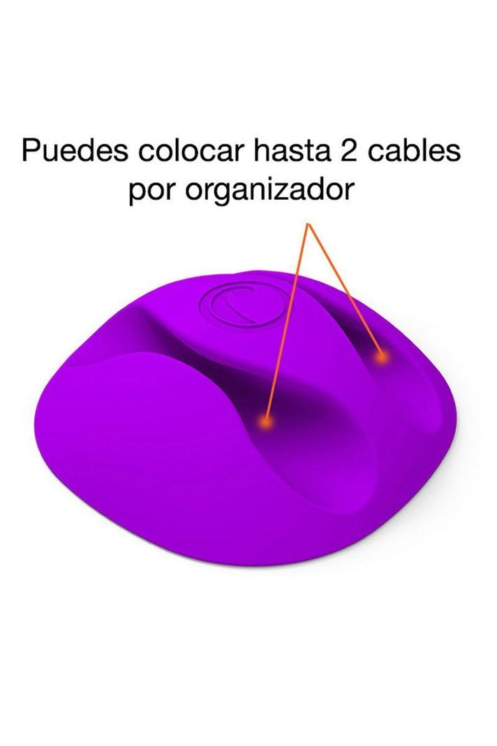 Organizador protector cables escritorio muebles x 6-2