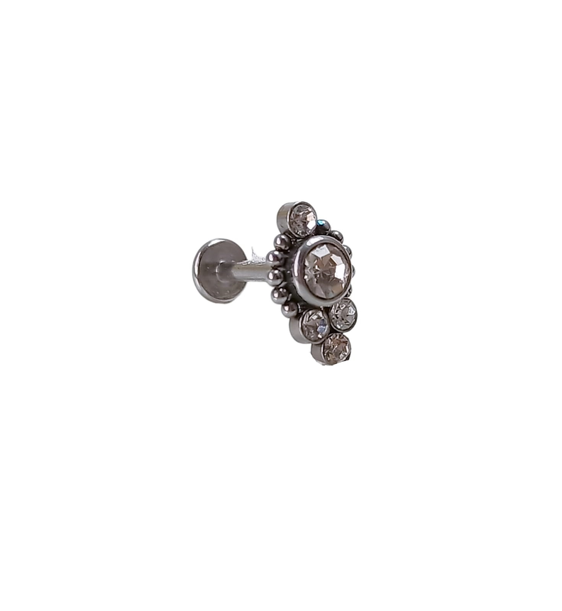 Piercing Oreja Tragus Conch Labret Modelo Bindi a Hipoalergénico Unidad-0