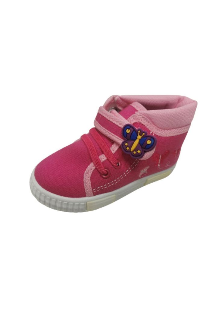 Zapatilla Urbana Niña Con Caña Rosado-0