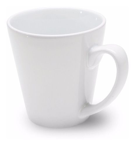 Taza Conica Blanca 12oz Tazon Sublimacion C/ Caja Individual-5