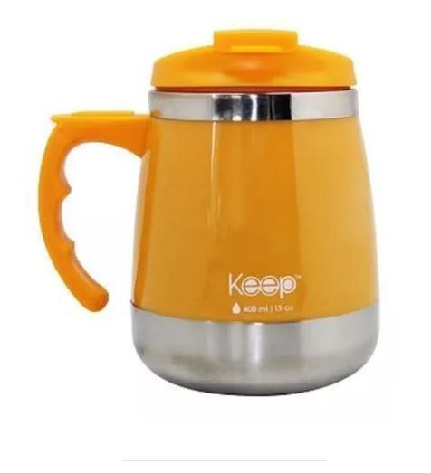 MUG TERMO OUTDOOR 400ML KEEP amarillo-0