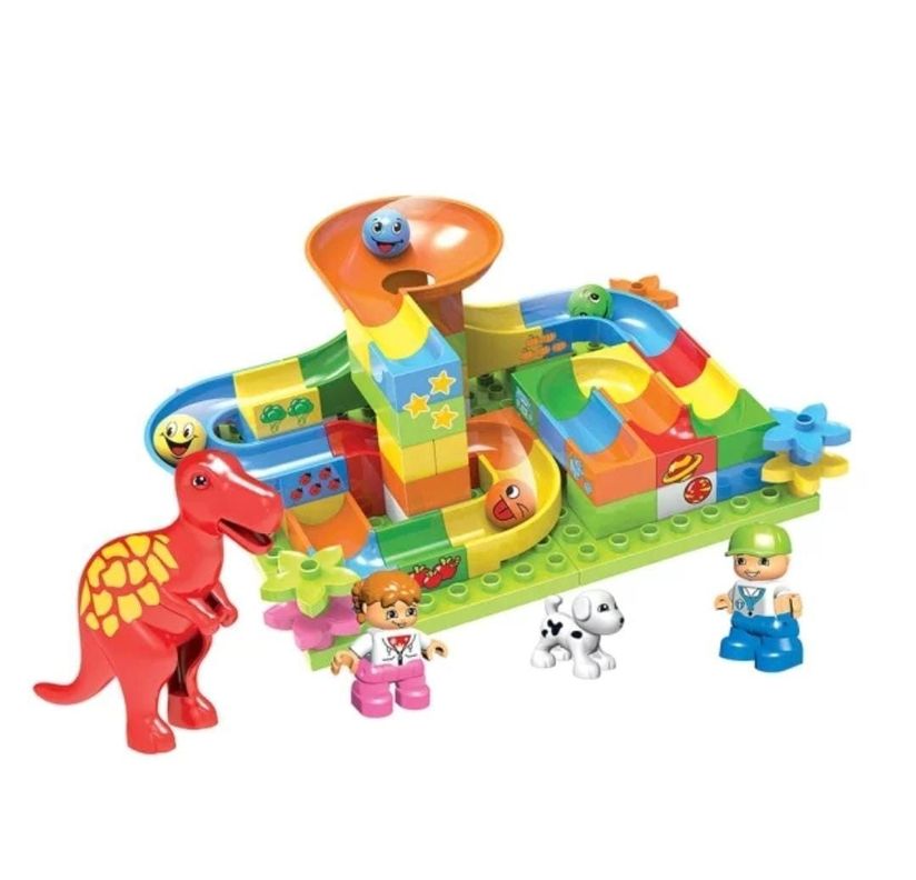 Bloque Didáctico construcción tobogán 72 pcs.-2
