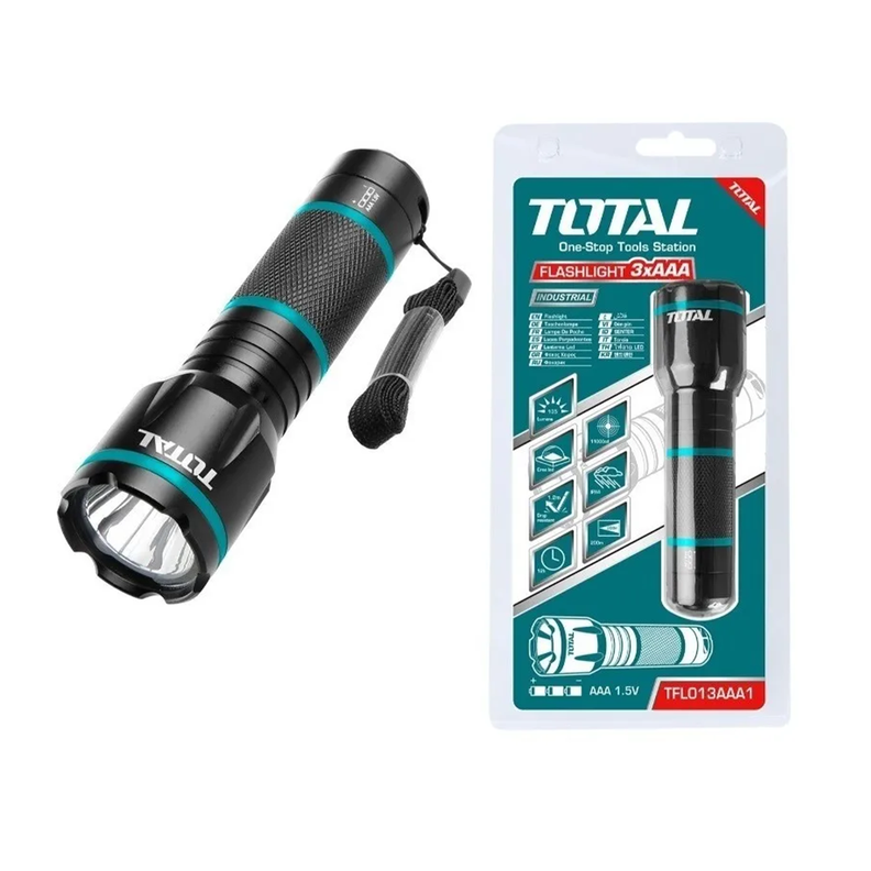 Linterna De Mano Tactica Led Total Tfl013aaa1-1