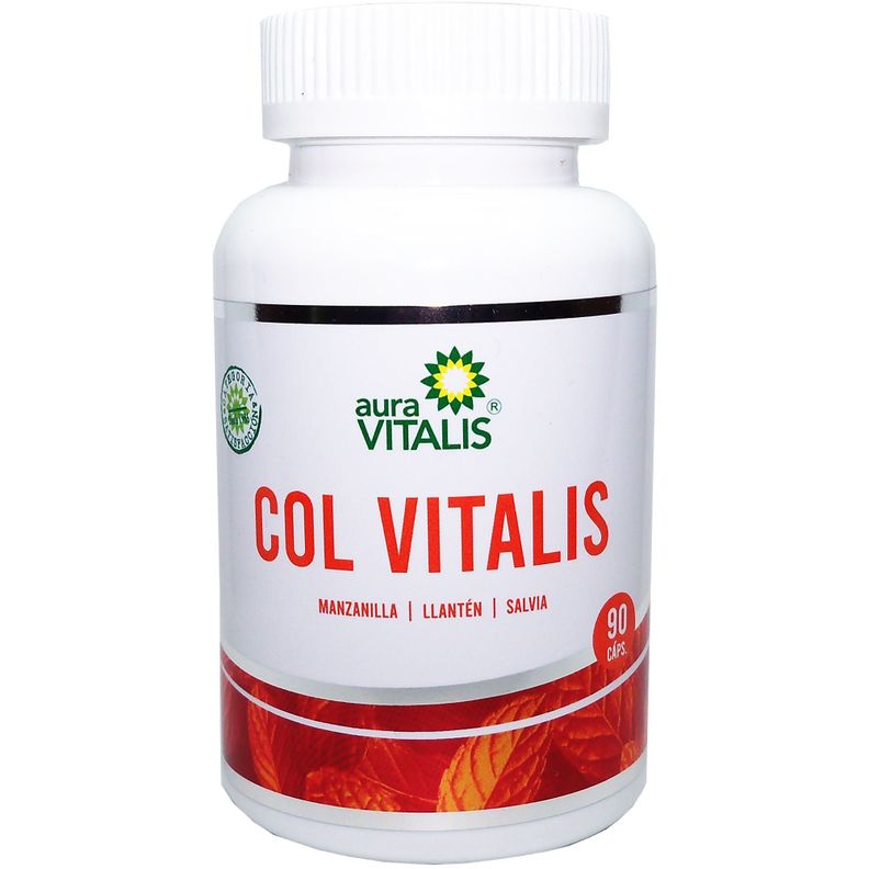 AURA VITALIS COLON VITALIS 215MG 90 CAPSULAS Blanco