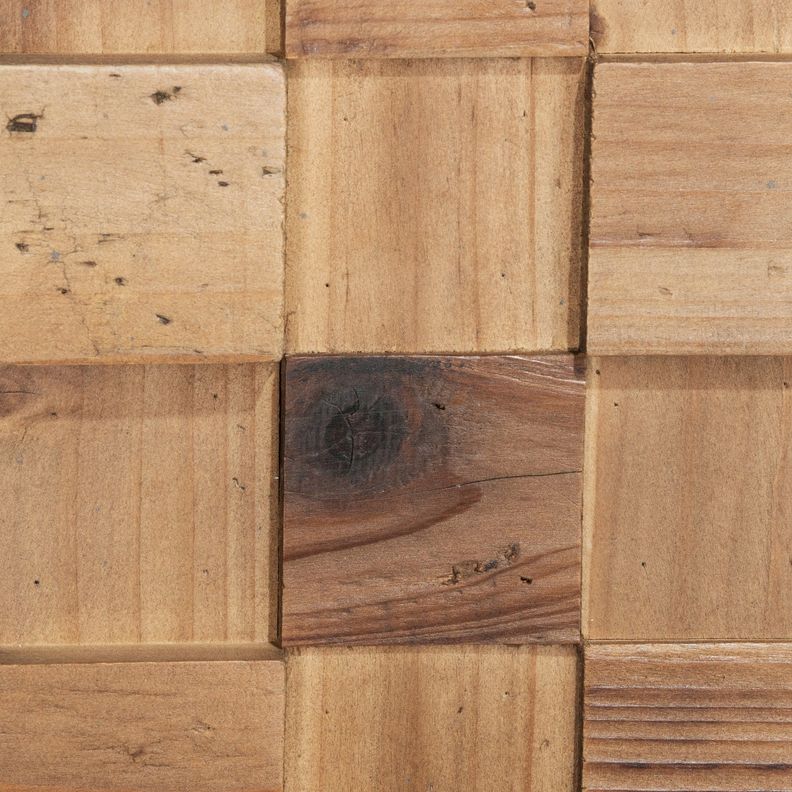 Espejo Longan de pie de madera de abeto -5
