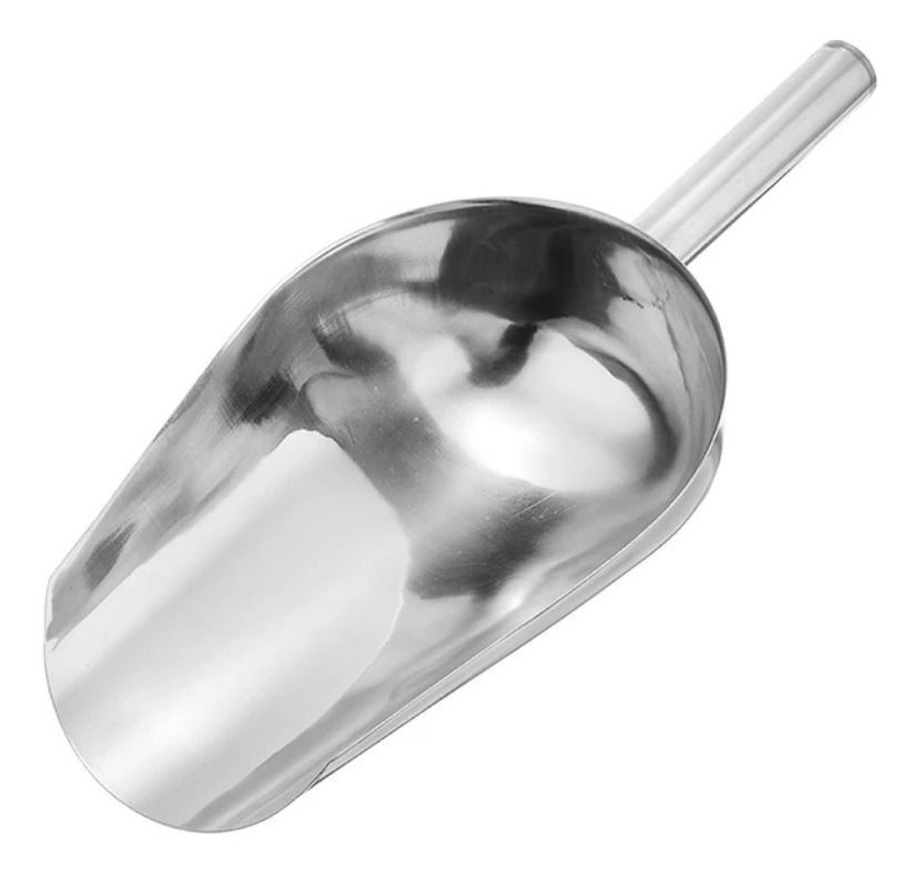 Poruña Acero Pala Para Hielo Frutos Secos Repostería Cuchara-0