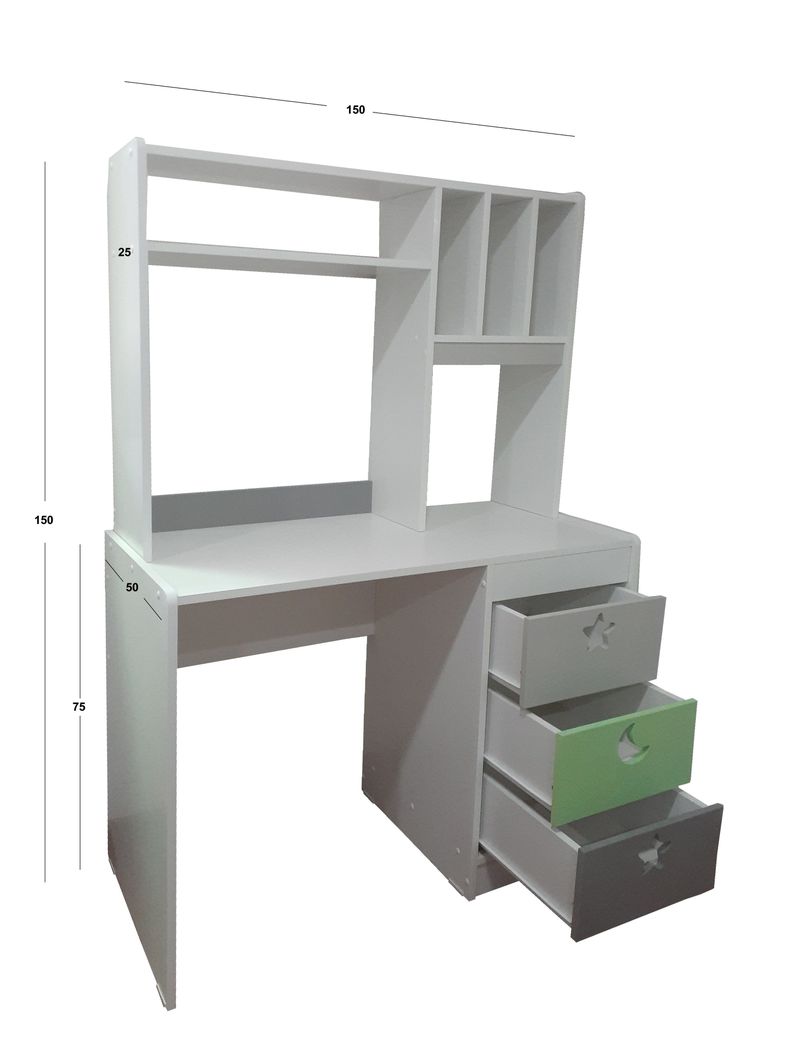 Escritorio Verde Gris-4