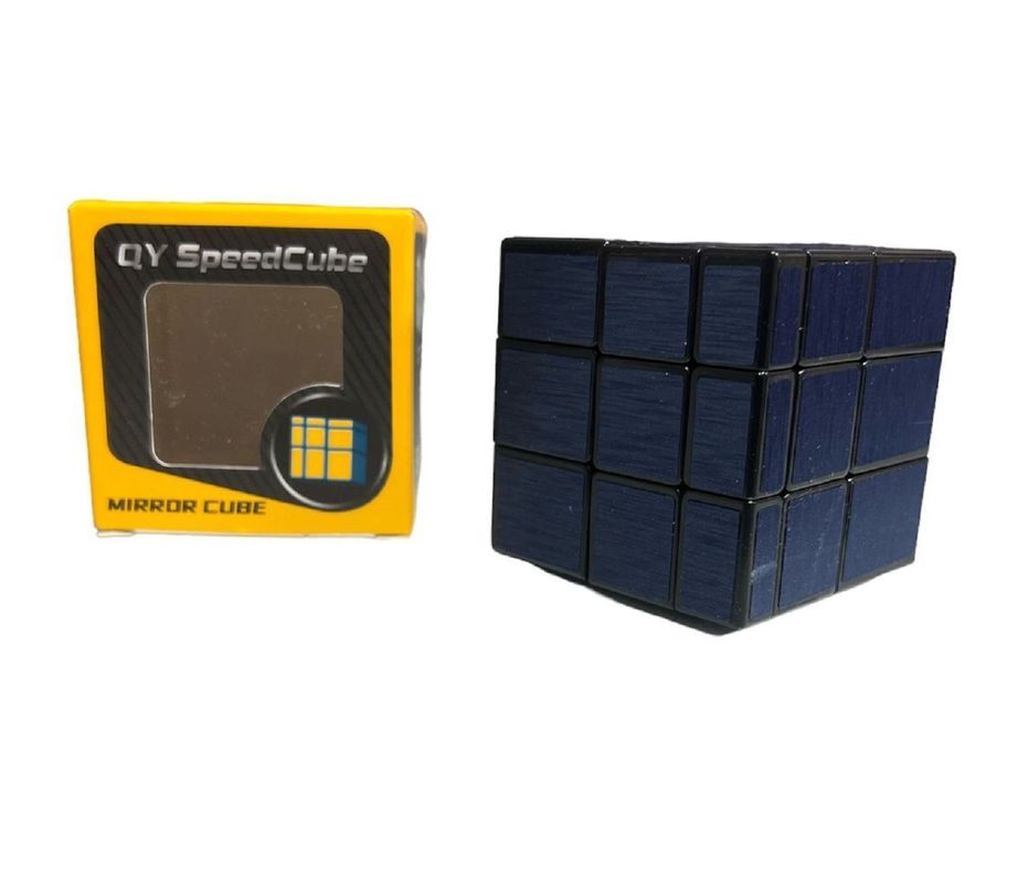 Cubo Rubik Original Qiyi 3x3 Mirror Azul	-0
