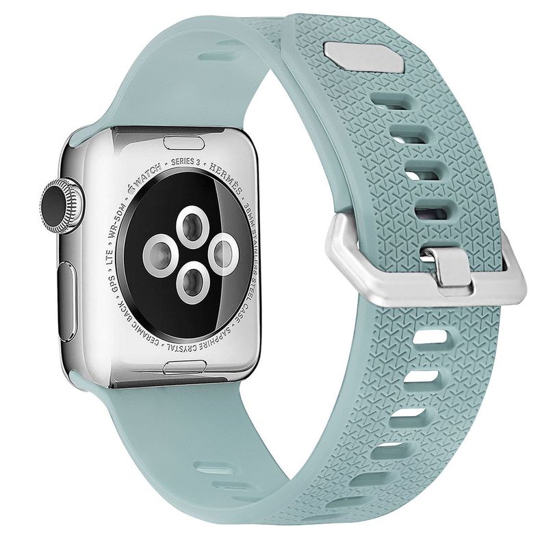 Correa Compatible Iwatch Apple Watch Turquesa 42-44-45MM-L-0