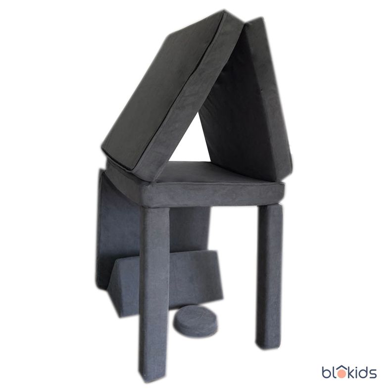 Sillón De Juegos Modular Blokid Para Niños Grafito-2