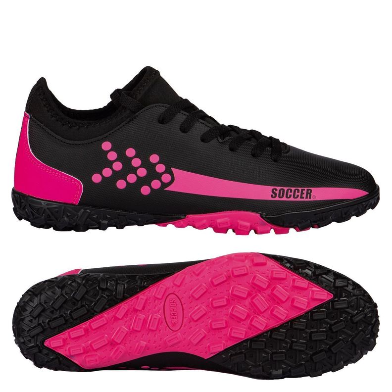 Zapatilla Baby Fútbol Color Black fucsia-2