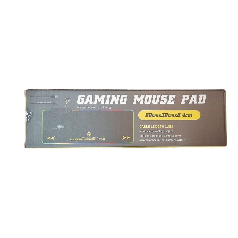 Mouse Pad Gamer Rgb Xl Aoas S4000 Waterproof 80x30cm 4mm Usb-5