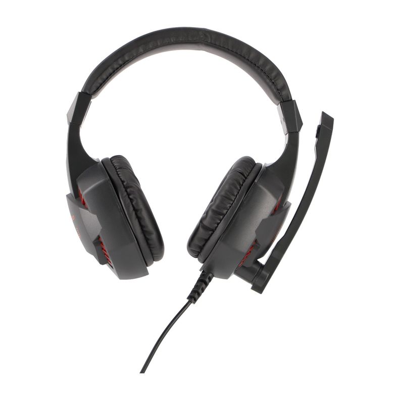 Audífono con Micrófono Gamer G4U, con luz roja USB  -3