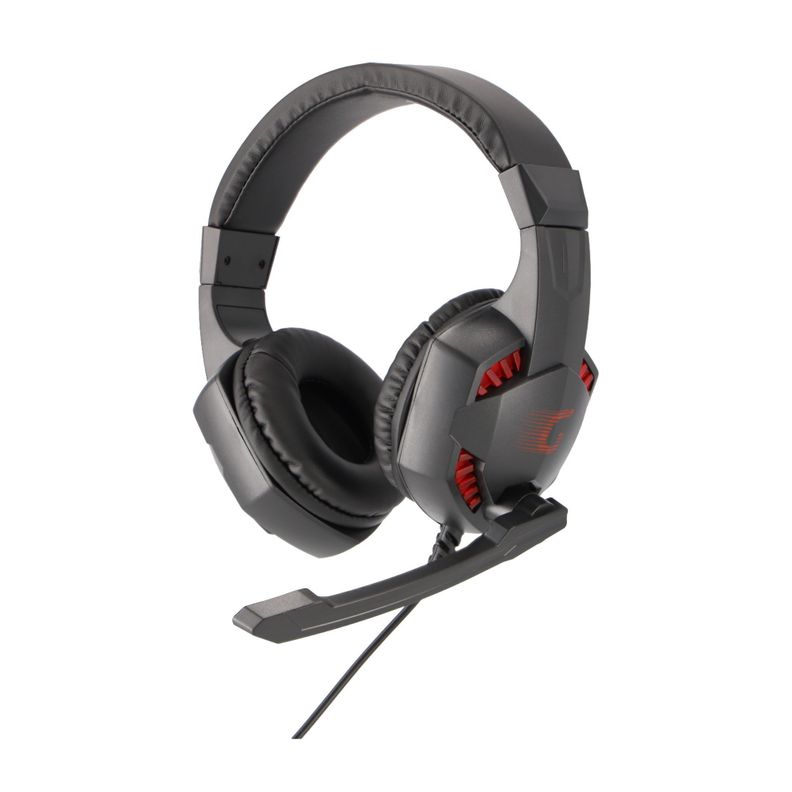 Audífono con Micrófono Gamer G4U, con luz roja USB  -0