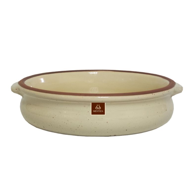 Set de Platos y Cazuelas Mestiza Crema Miel-4