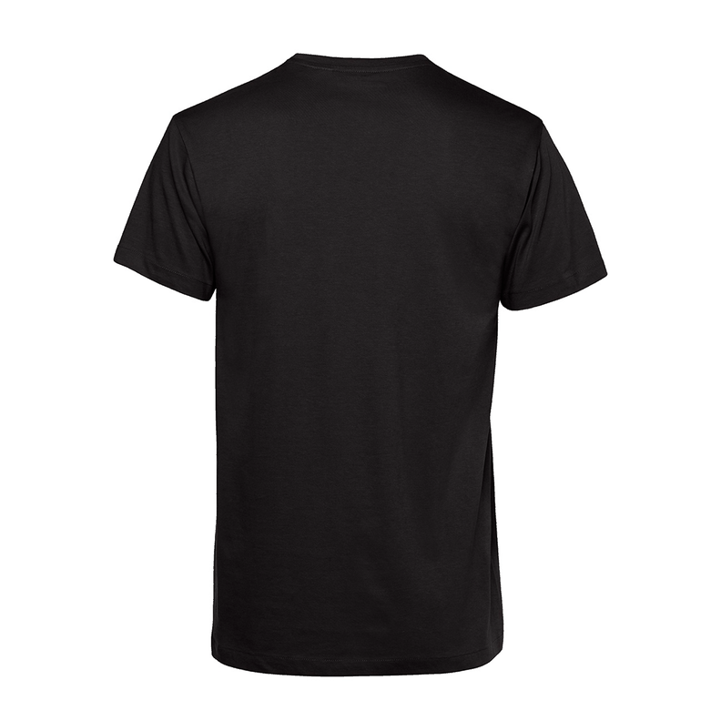 Polera Orgánica 100% Algodón Vegano E150 Hombre Negra B&C-1
