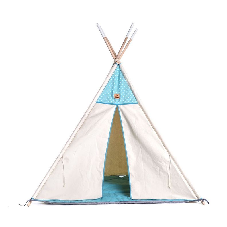 Carpa tipi modelo Greenstar + playmat + bolso de transporte-2