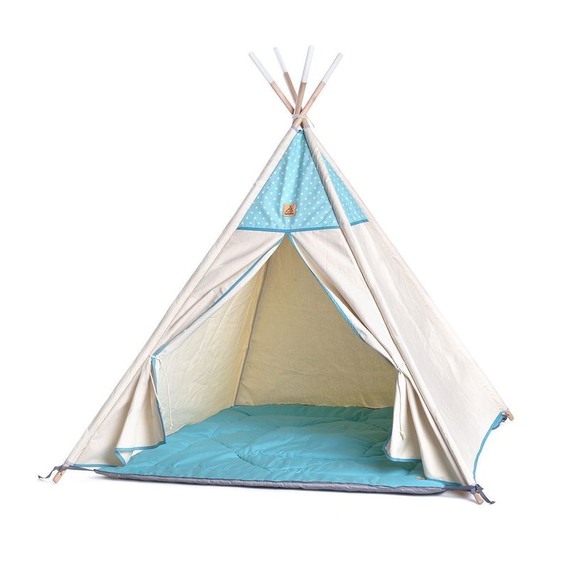 Carpa tipi modelo Greenstar + playmat + bolso de transporte-0