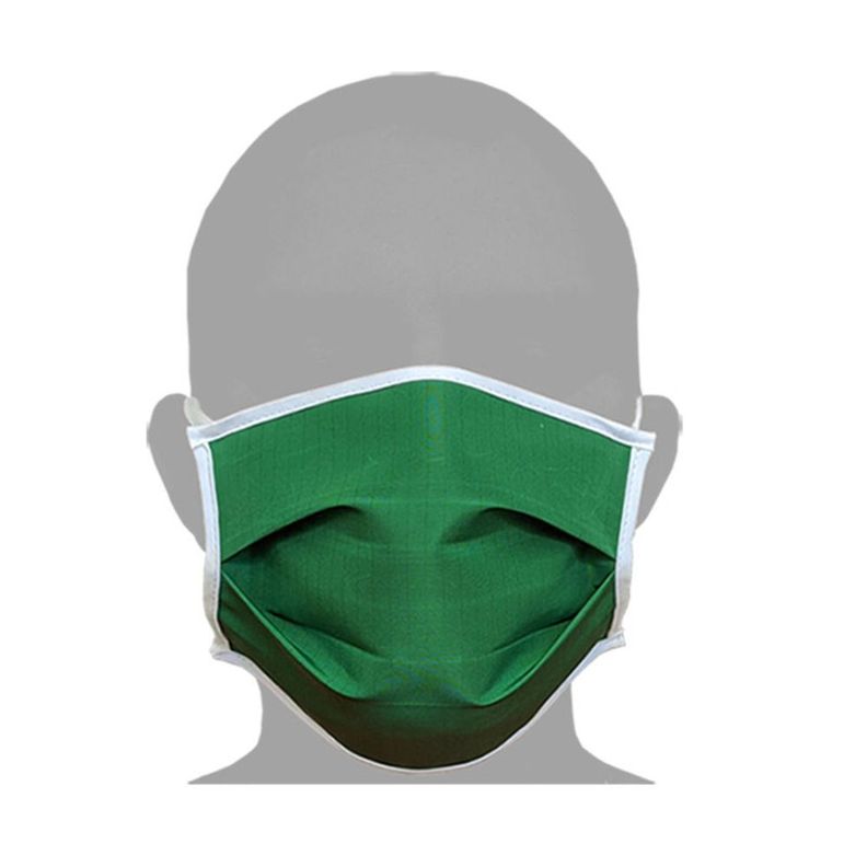 Mascarilla Lavable Barrera Sanitaria Impermeable (pack 10) Verde