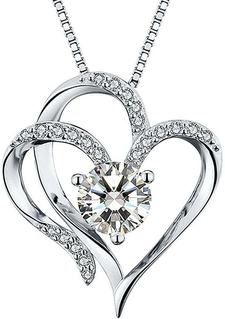 Collar Plata 925 Corazon-0