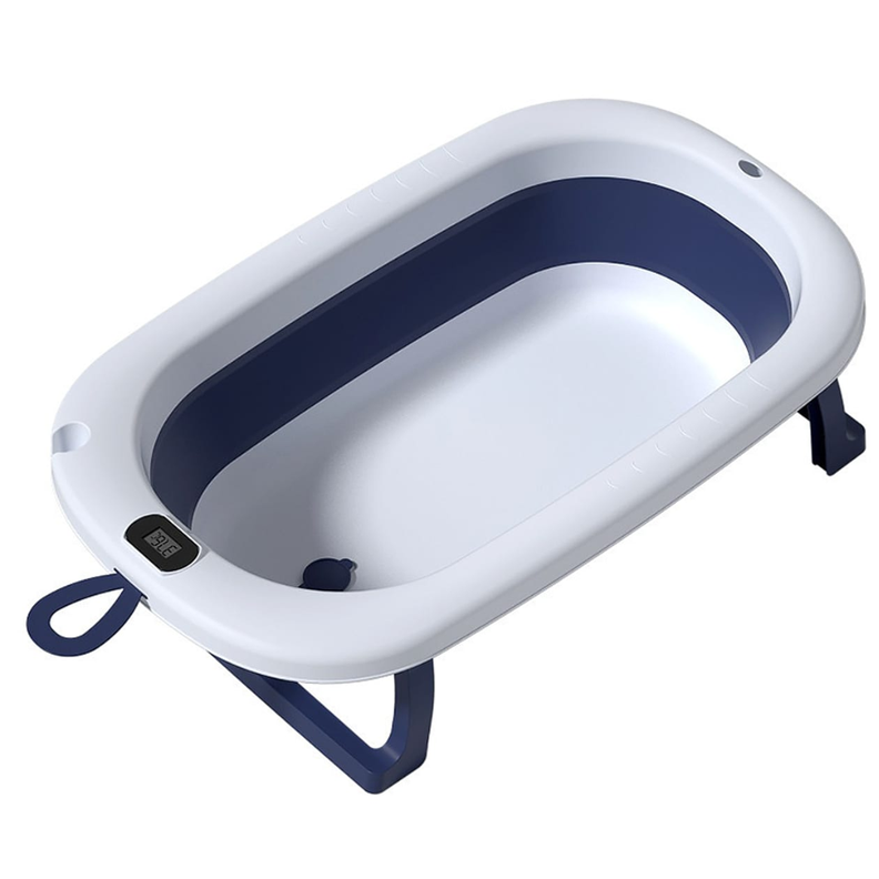 BAÑERA PLEGABLE CON TERMOMETRO PARA BEBE -0