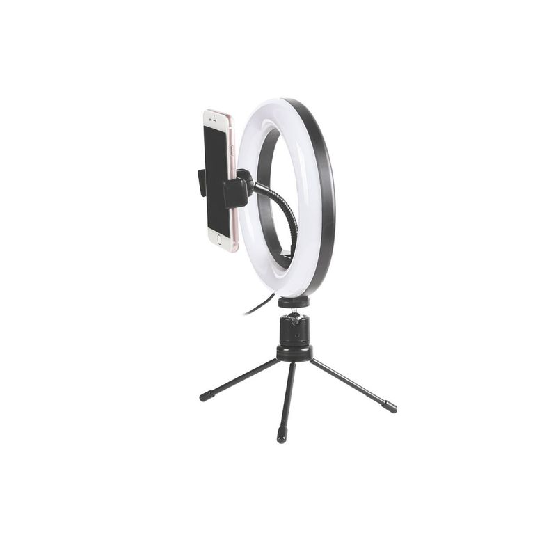 Aro Anillo de Luz Con Tripode Porta Celular Con Control Dblue-1