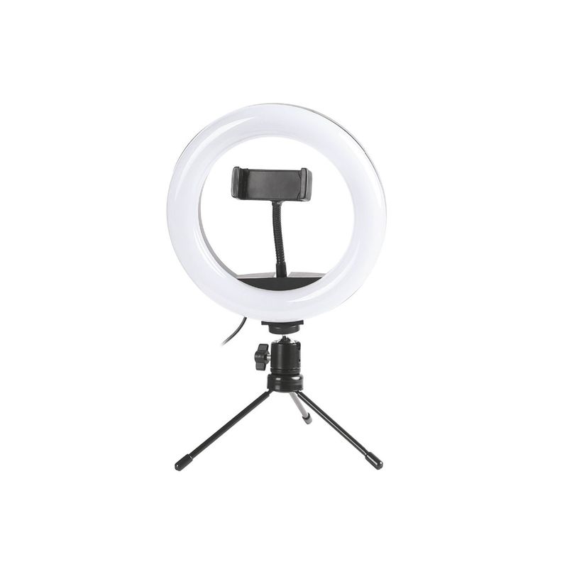 Aro Anillo de Luz Con Tripode Porta Celular Con Control Dblue-0