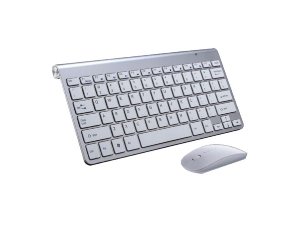 Kit Mouse/Teclado compatible con Mac y Notebook Inalambrico -0