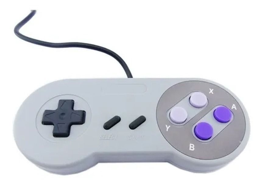 Control Joystick Usb Tipo Consola Retro 16-bits 8 Botones-0